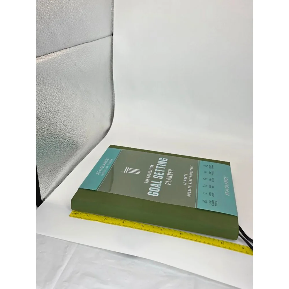 AT-A-GLANCE Green Teal Goal Setting Planner One Size